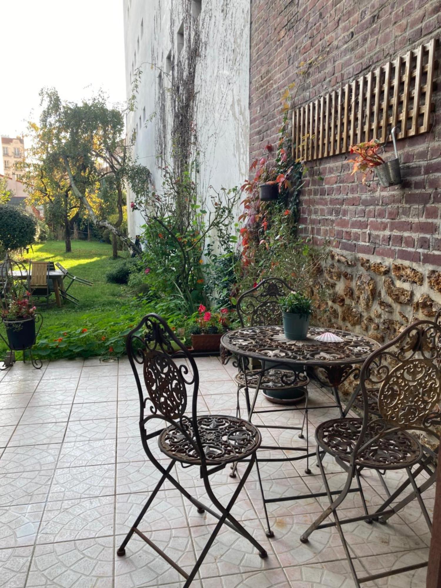 Studio Avec Terrasse Sur Jardin Fontenay-sous-Bois Kültér fotó